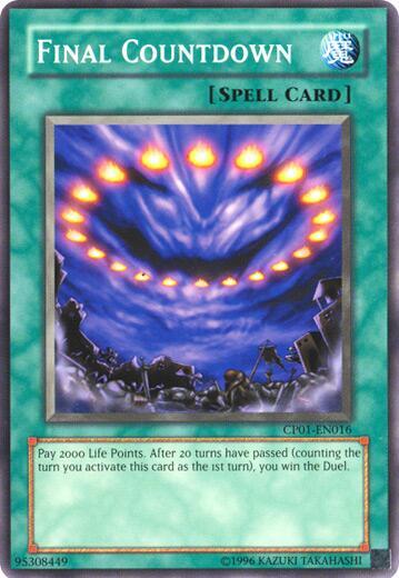 Final Countdown CP01-EN016 card from Champion Pack 1