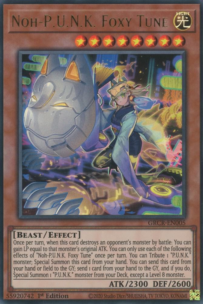 Noh-P.U.N.K. Foxy Tune GRCR-EN005 card from The Grand Creators