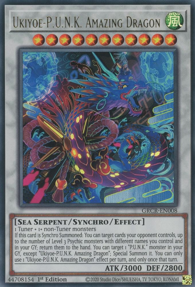 Ukiyoe-P.U.N.K. Amazing Dragon GRCR-EN008 card from The Grand Creators