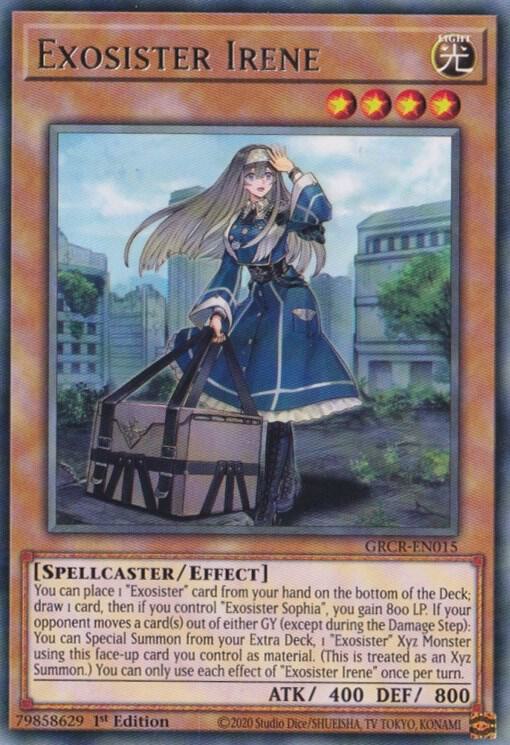 Exosister Irene GRCR-EN015 card from The Grand Creators