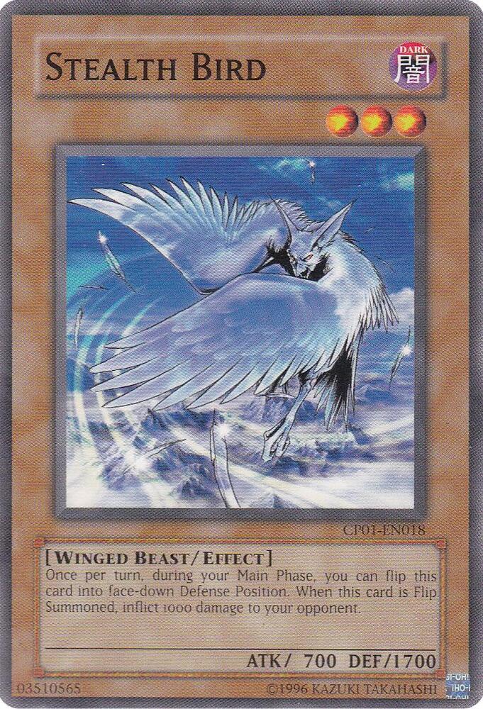Stealth Bird CP01-EN018 card from Champion Pack 1