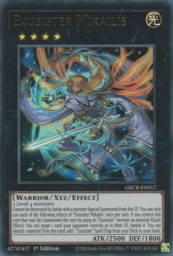 Exosister Mikailis GRCR-EN017 card from The Grand Creators