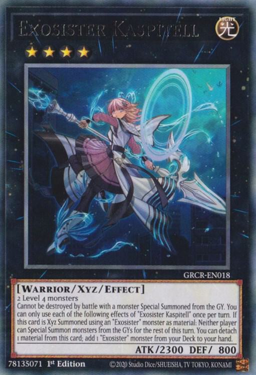 Exosister Kaspitell GRCR-EN018 card from The Grand Creators