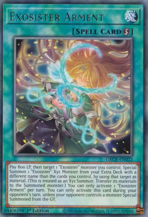 Exosister Arment GRCR-EN022 card from The Grand Creators