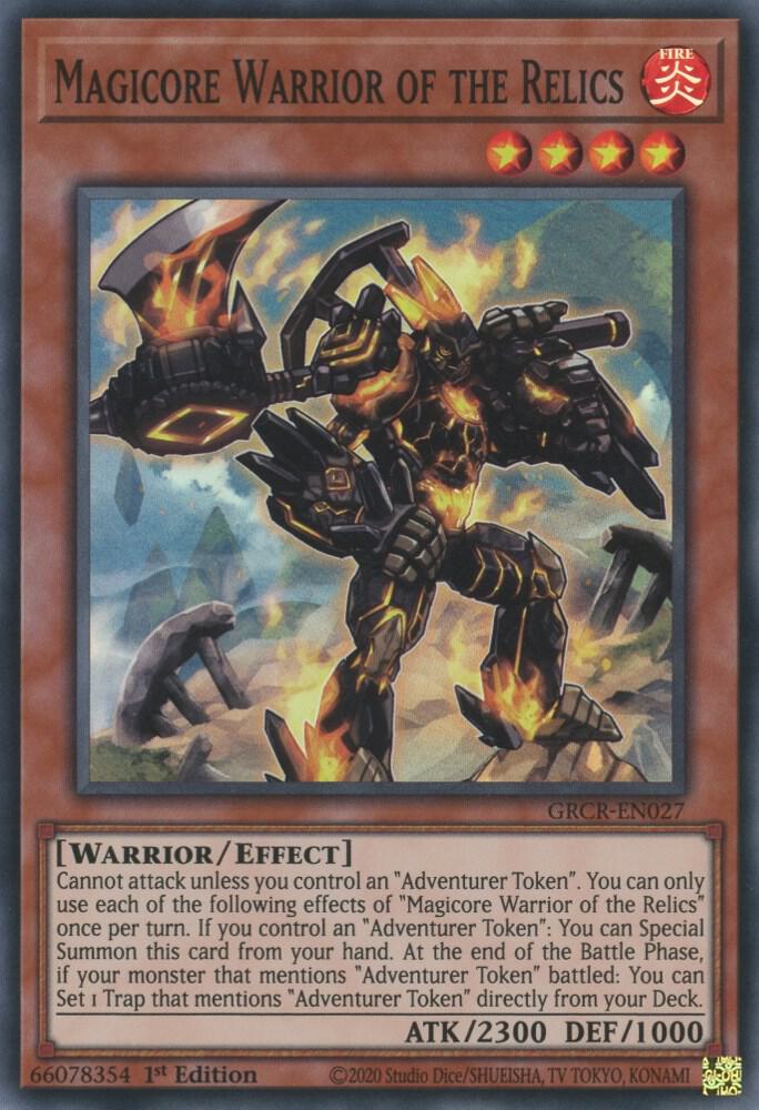 Magicore Warrior of the Relics GRCR-EN027 card from The Grand Creators
