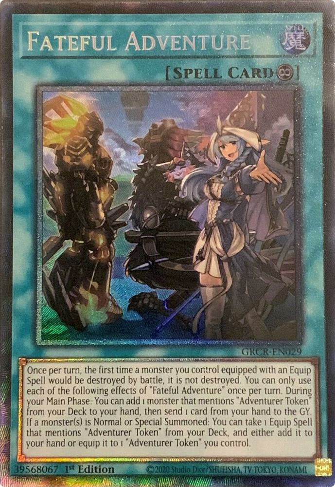 Fateful Adventure (CR) GRCR-EN029 card from The Grand Creators