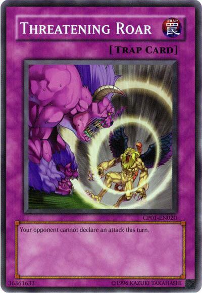Threatening Roar CP01-EN020 card from Champion Pack 1