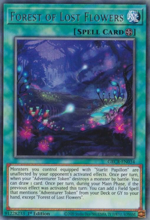 Forest of Lost Flowers GRCR-EN034 card from The Grand Creators