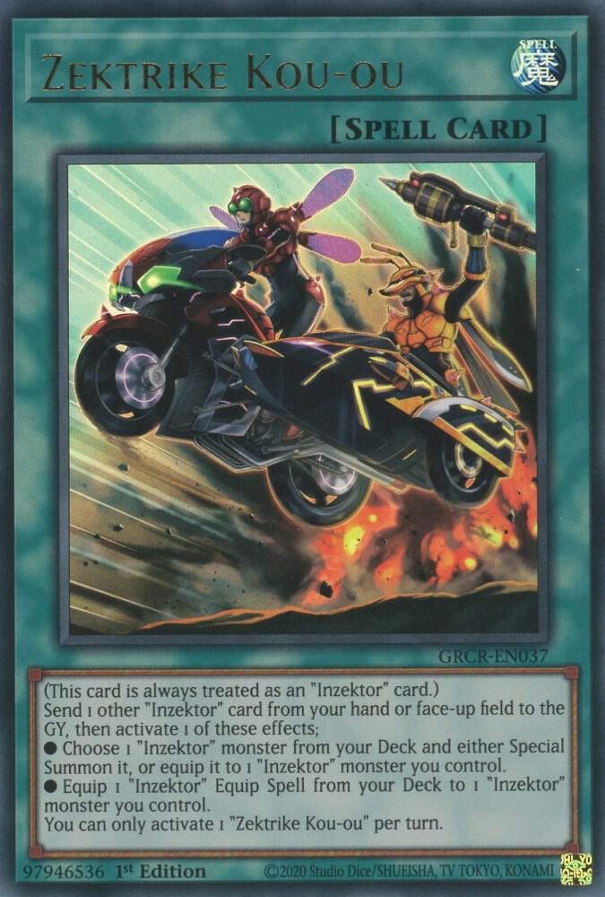 Zektrike Kou-ou GRCR-EN037 card from The Grand Creators