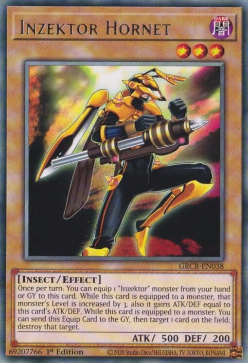 Inzektor Hornet GRCR-EN038 card from The Grand Creators