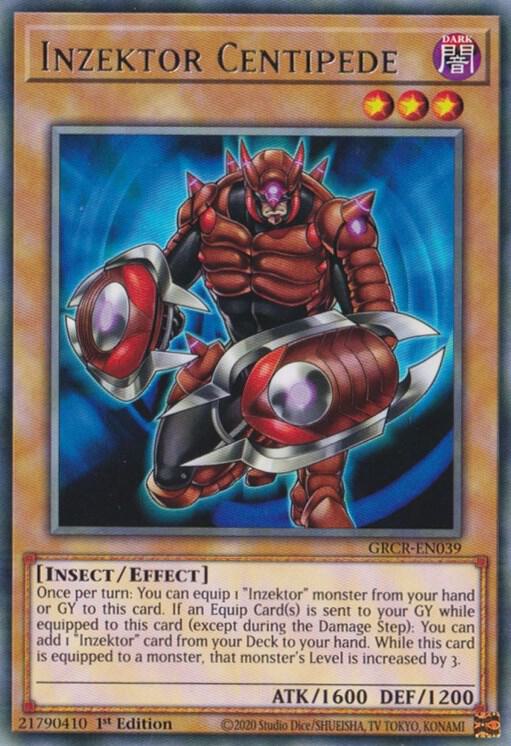 Inzektor Centipede GRCR-EN039 card from The Grand Creators
