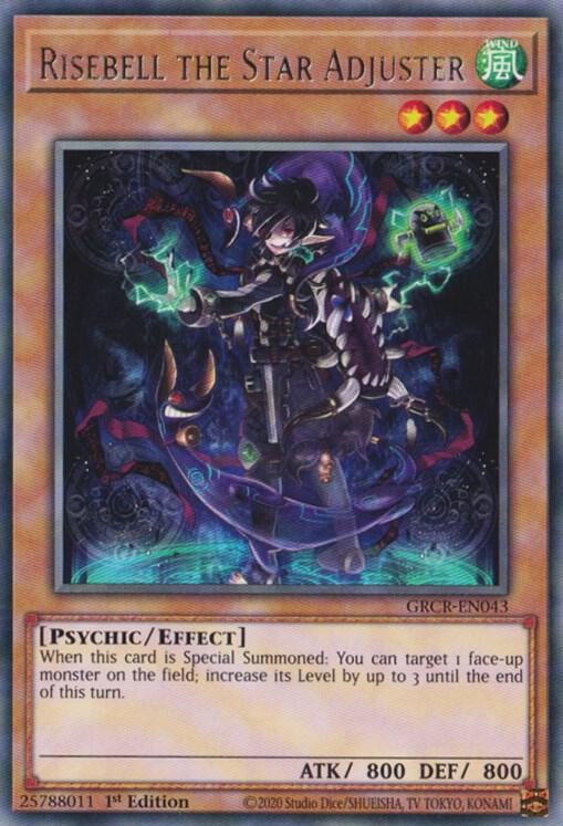 Risebell the Star Adjuster GRCR-EN043 card from The Grand Creators