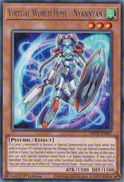 Virtual World Hime - Nyannyan GRCR-EN047 card from The Grand Creators