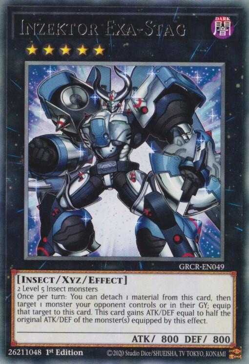 Inzektor Exa-Stag GRCR-EN049 card from The Grand Creators