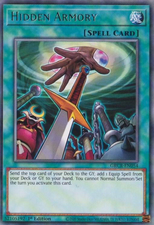 Hidden Armory GRCR-EN054 card from The Grand Creators
