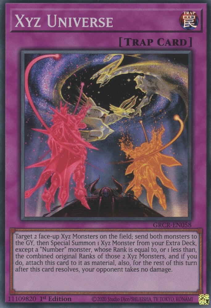 Xyz Universe GRCR-EN058 card from The Grand Creators