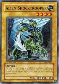 Alien Shocktrooper TAEV-EN001 card from Tactical Evolution