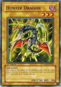 Hunter Dragon TAEV-EN004 card from Tactical Evolution