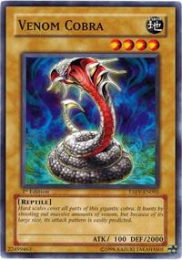 Venom Cobra TAEV-EN005 card from Tactical Evolution