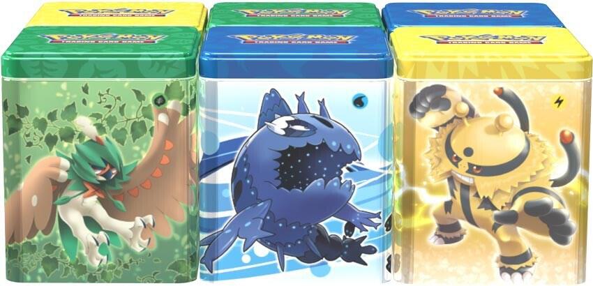 Pokemon Stacking Tins [Set of 6] card from Miscellaneous Cards & Products