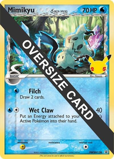 Mimikyu (Delta Species) SWSH136 card from Jumbo Cards