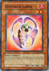 Chrysalis Larva TAEV-EN010 card from Tactical Evolution