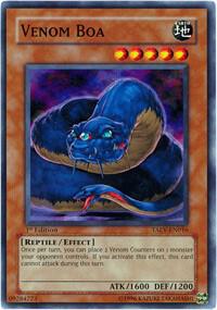 Venom Boa TAEV-EN016 card from Tactical Evolution