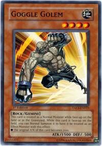 Goggle Golem TAEV-EN023 card from Tactical Evolution