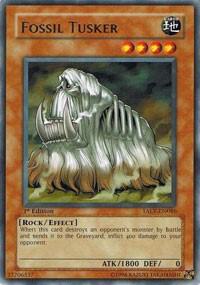 Fossil Tusker TAEV-EN086 card from Tactical Evolution