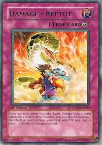Damage = Reptile TAEV-EN067 card from Tactical Evolution