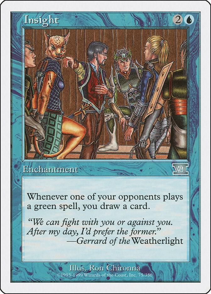 Insight 75 card from Classic Sixth Edition