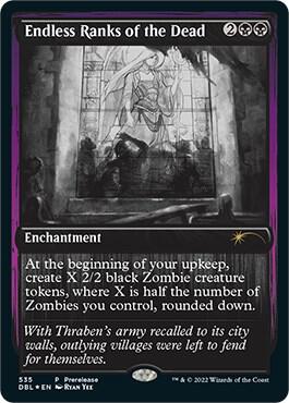 Endless Ranks of the Dead 535 card from Prerelease Cards