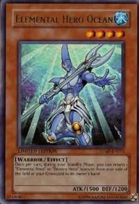 Elemental Hero Ocean JUMP-EN013 card from Shonen Jump Magazine Promos