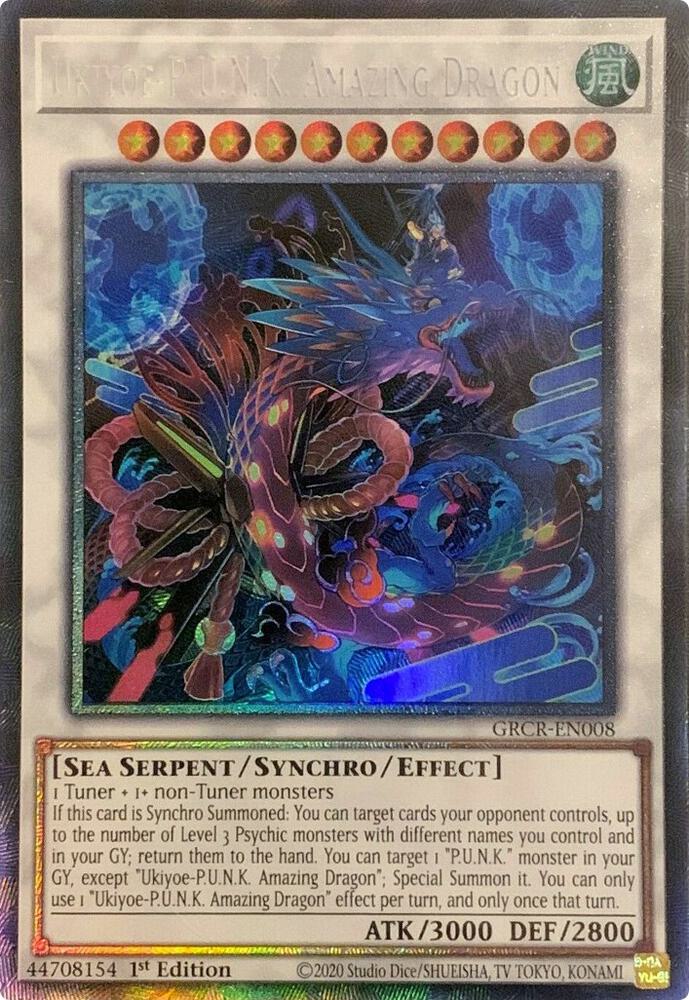 Ukiyoe-P.U.N.K. Amazing Dragon (CR) GRCR-EN008 card from The Grand Creators