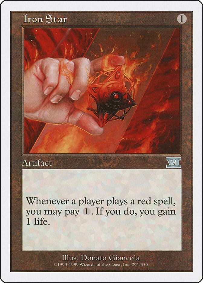 Iron Star 291 card from Classic Sixth Edition