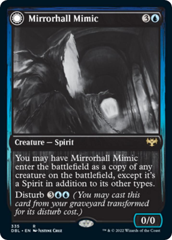 Mirrorhall Mimic 335 card from Innistrad: Double Feature