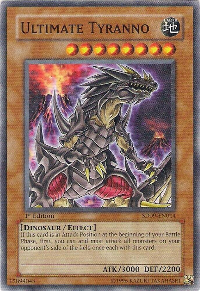 Ultimate Tyranno SD09-EN014 card from Structure Deck: Dinosaur's Rage