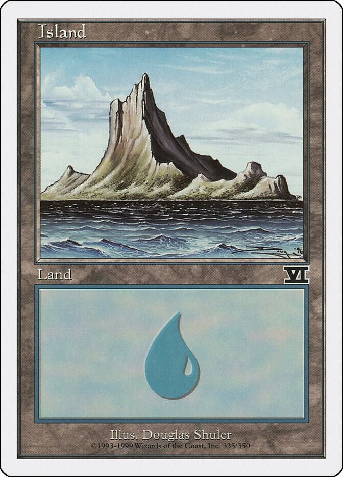Island 335 card from Classic Sixth Edition