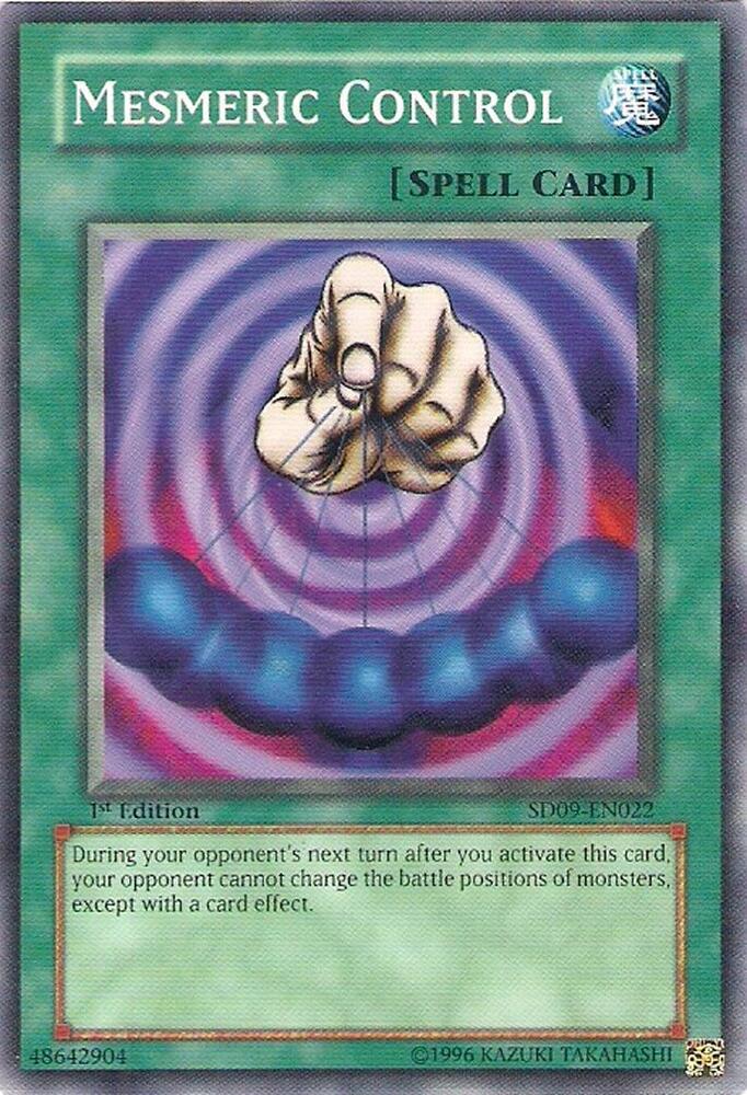Mesmeric Control SD09-EN022 card from Structure Deck: Dinosaur's Rage