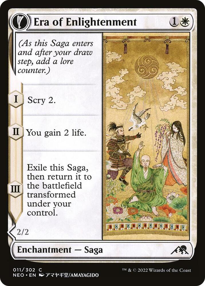 Era of Enlightenment 11 card from Kamigawa: Neon Dynasty