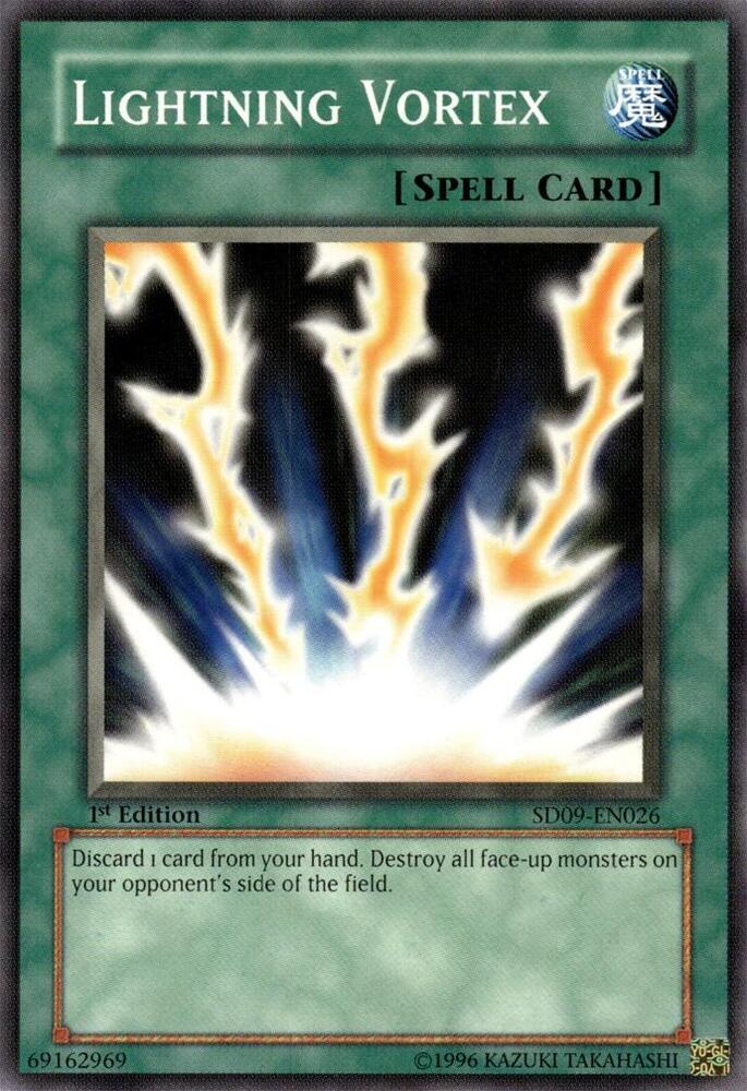 Lightning Vortex SD09-EN026 card from Structure Deck: Dinosaur's Rage