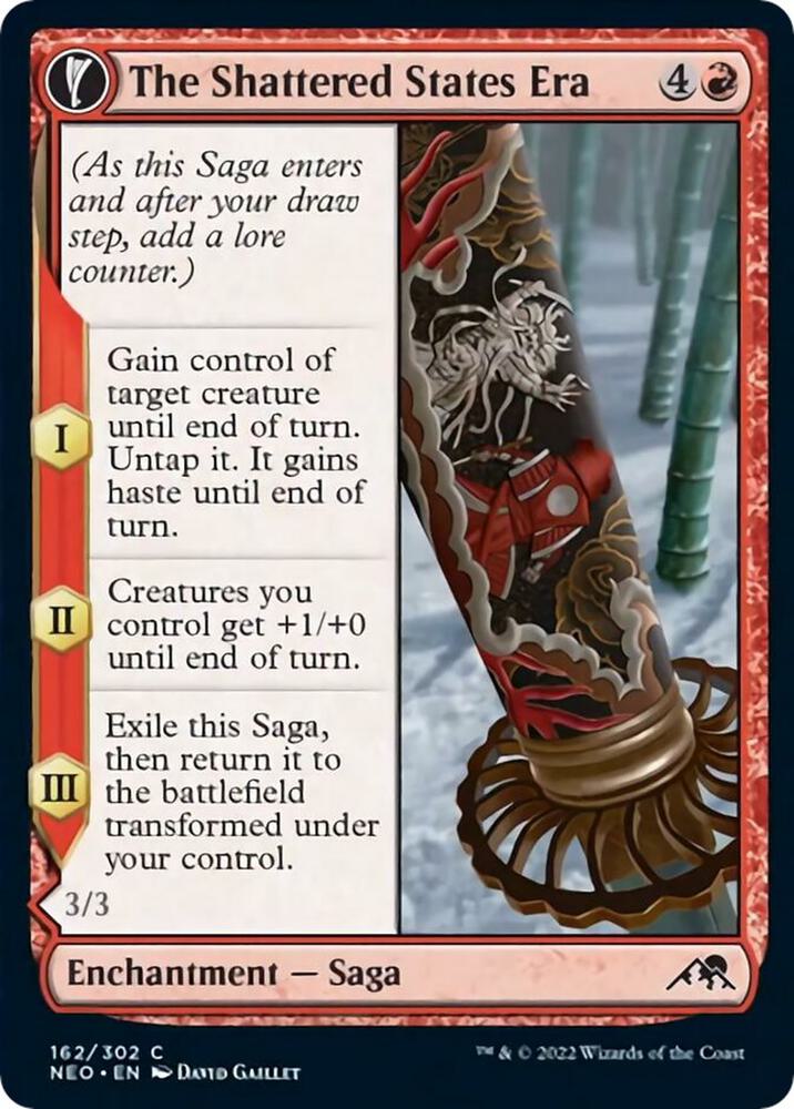 The Shattered States Era 162 card from Kamigawa: Neon Dynasty
