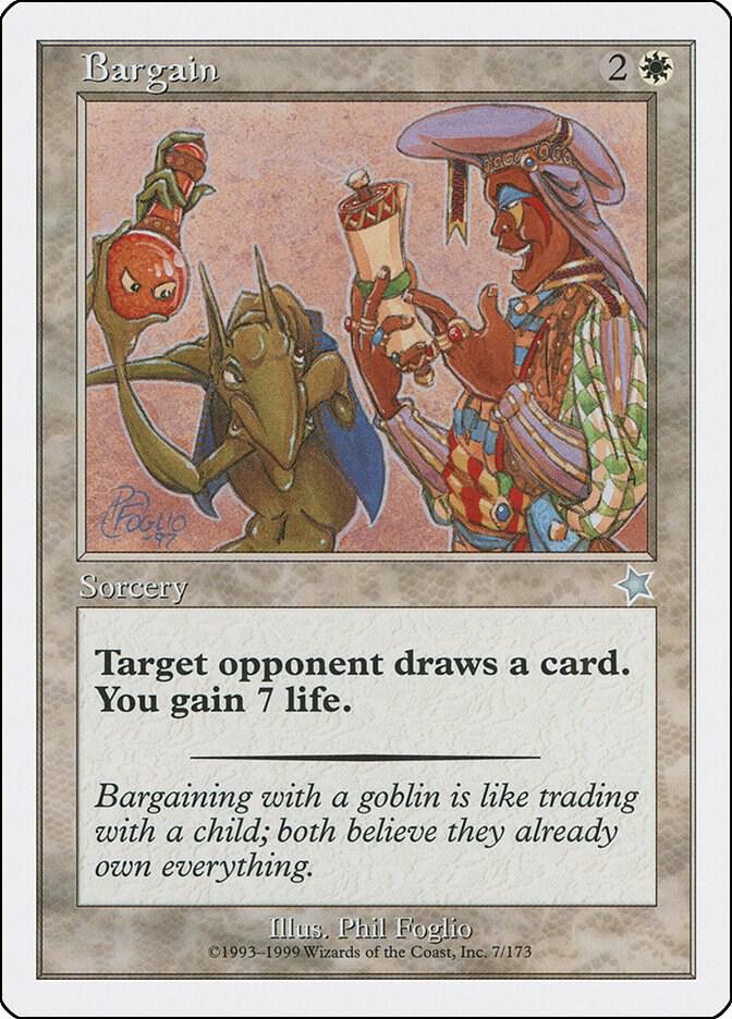 Bargain 7 card from Starter 1999