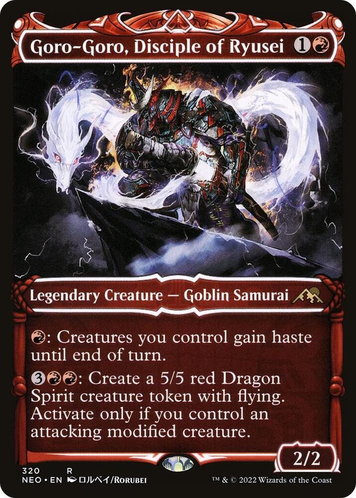 Goro-Goro, Disciple of Ryusei (Showcase) 320 card from Kamigawa: Neon Dynasty