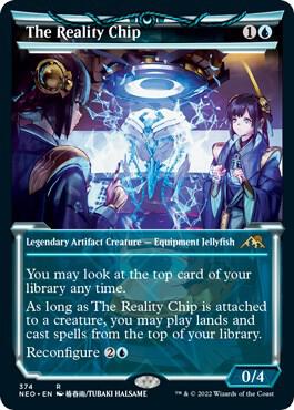 The Reality Chip (Showcase) 374 card from Kamigawa: Neon Dynasty