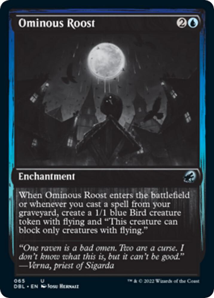 Ominous Roost 65 card from Innistrad: Double Feature