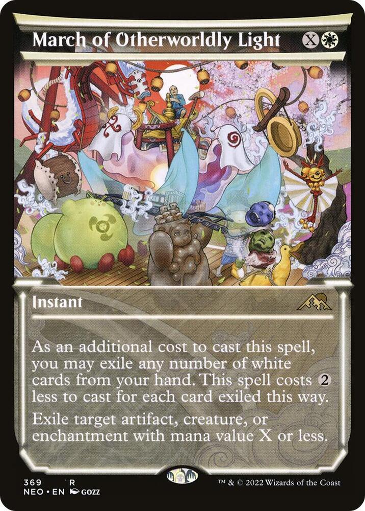 March of Otherworldly Light (Showcase) 369 card from Kamigawa: Neon Dynasty