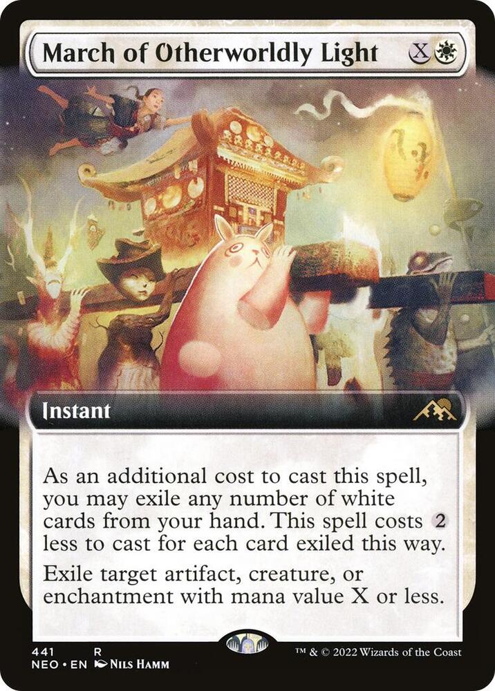 March of Otherworldly Light (Extended Art) 441 card from Kamigawa: Neon Dynasty