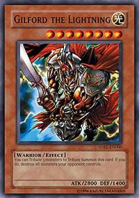 Gilford the Lightning SDRL-EN006 card from Structure Deck: Rise of the Dragon Lords