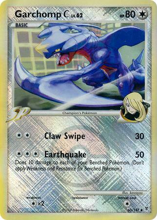 Garchomp C - 60/147 (League Promo) 060/147 card from League & Championship Cards